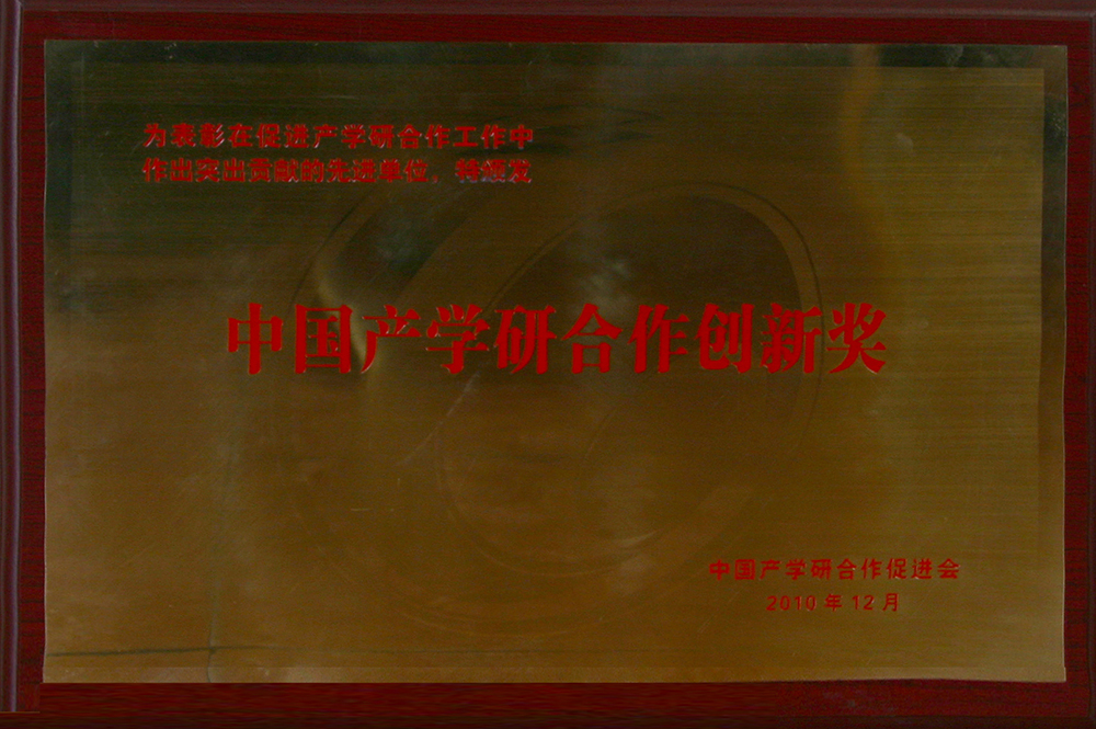 2010年中国产学研合作创新奖